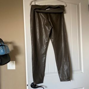 Abercrombie& fitch leather pants